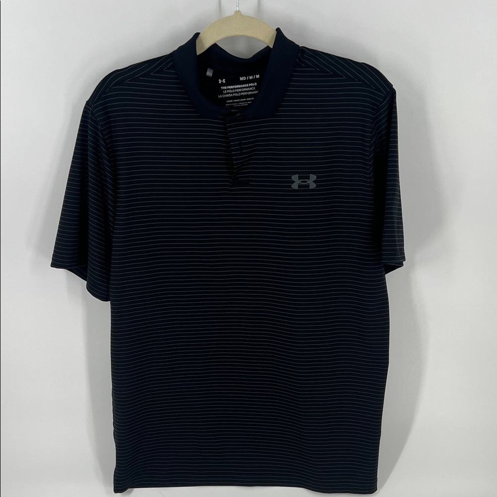 Under Armour‎ Men's black performance polo like new condition
